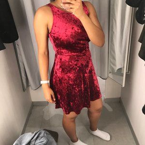 Red Velvet Dress